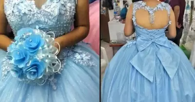 Quinceañera pierde su vestido en combi; se hace viral - Uniradio Informa