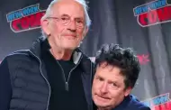 Michael J. Fox y Christopher Lloyd se reencuentran en la Comic Con