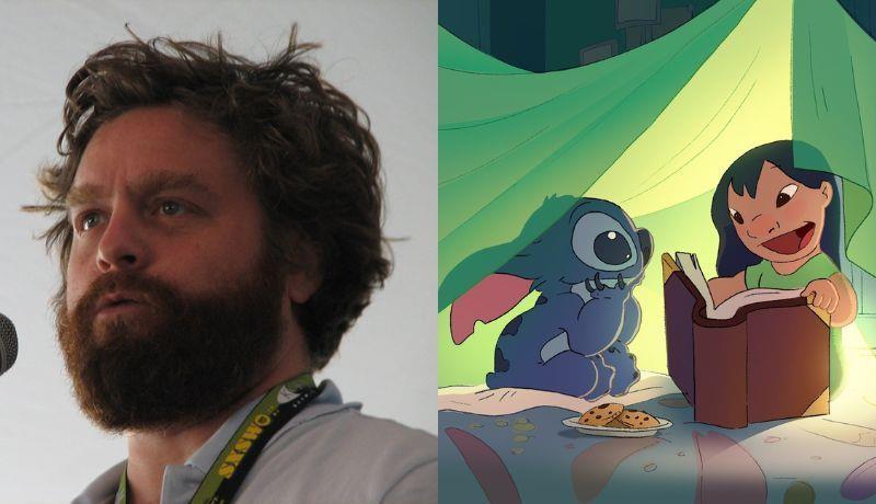 Zach Galifianakis Cast As Pleakley in Disney's Lilo & Stitch