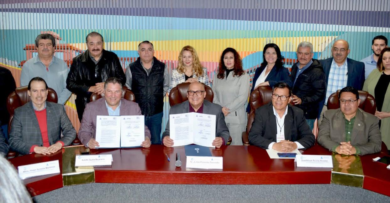 Firman Convenio Asociación De Agentes Aduanales De Tijuana Y Tecate Con Canaco Uniradio Informa 1757