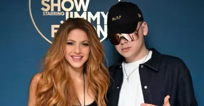 Shakira y BZRP se presentan con Jimmy Fallon