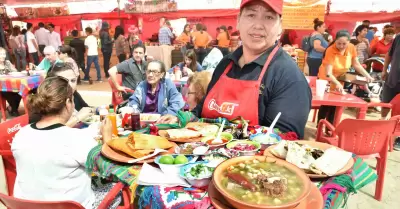 Muestra gastronómica en San Pedro El Saucito