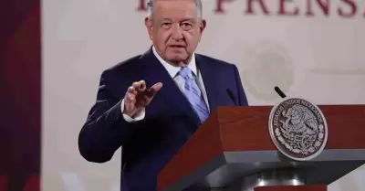 Andrés Manuel López Obrador durante su conferencia matutina