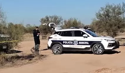 Hallan cad�ver de un hombre en norponiente de Hermosillo