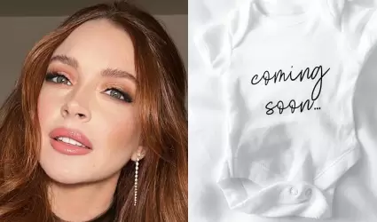 Lindsay Lohan comparti en redes que espera a su primer beb al lado de Barder S