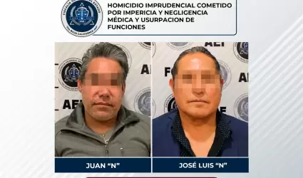 Ambos se enfrentan cargos penales en prisi�n.