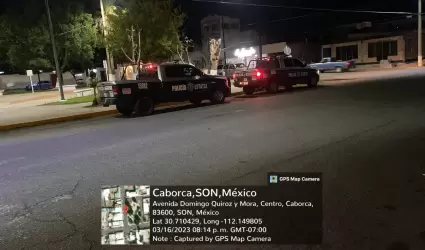 Enfrentamiento armado en Caborca