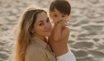Sherlyn y su hijo Andr�