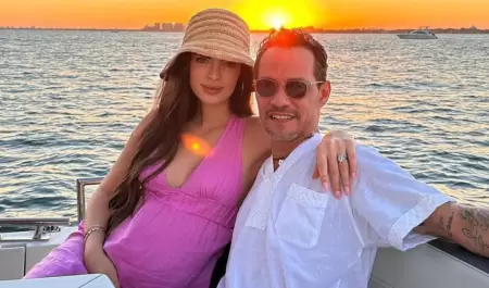 Nadia Ferreira y Marc Anthony esperan a su primer bebé juntos.