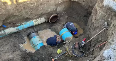 Acueducto Flujo Inverso en el bulevar Garc�a