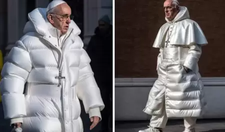 Imágenes virales del papa Francisco fueron creadas con IA