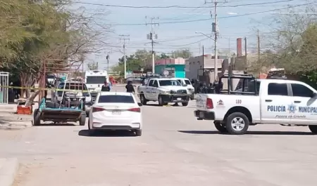 Policía Municipal de Caborca abate a dos hombres