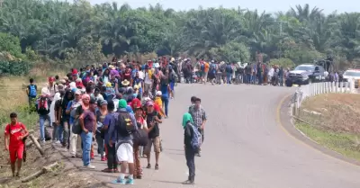 Caravana migrante en México