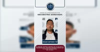 Secuestrador buscado en la Ciudad de México