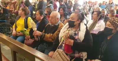 Fieles cat�licos celebraron el inicio de la Semana Santa