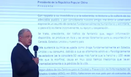 Lpez Obrador enva carta a presidente de China