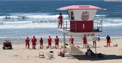 Cuerpo salvavidas en playas de Ensenada