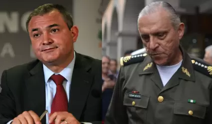 Genaro García Luna y el general Salvador Cienfuegos
