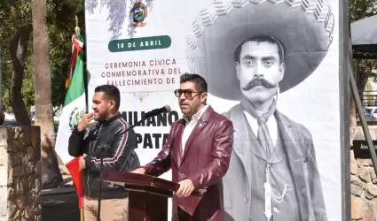 Ceremonia luctuosa Emiliano Zapata