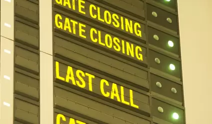 Aeropuerto cierre