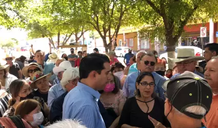 Manifestación de pensionados del Isssteson