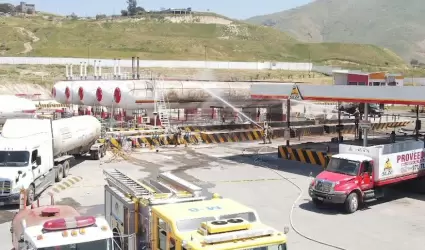 Explosin de mina de gas en estacin de llenado