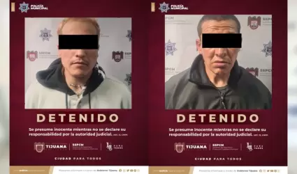 Captura polic�a a 2 hombres