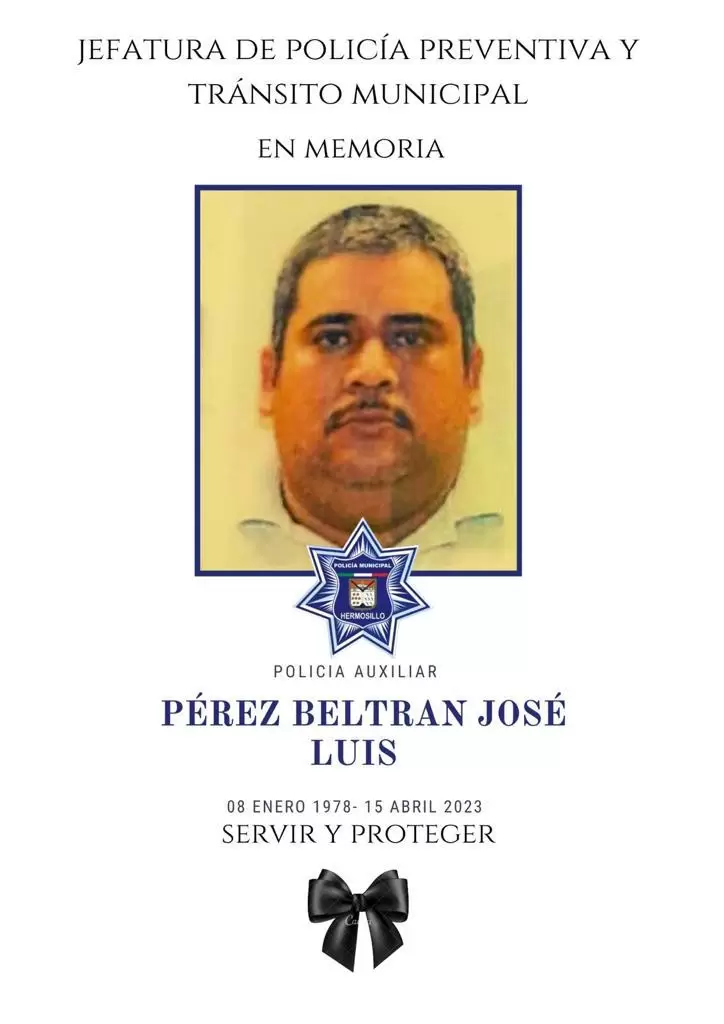 Fallece oficial Jos Luis Prez