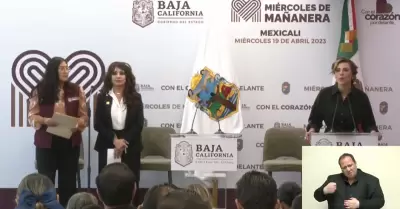 Gobernadora de Baja California Marina del Pilar �vila Olmeda, Alcaldesa de Mexic