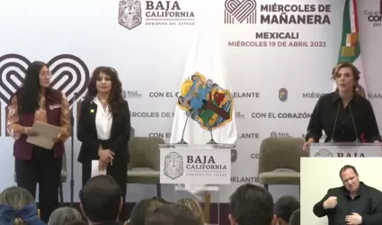 Gobernadora de Baja California Marina del Pilar vila Olmeda, Alcaldesa de Mexic