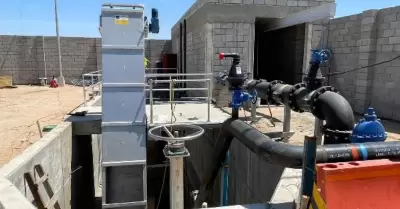 Trabajos de rehabilitaci�n del c�rcamo de aguas residuales Hidalgo