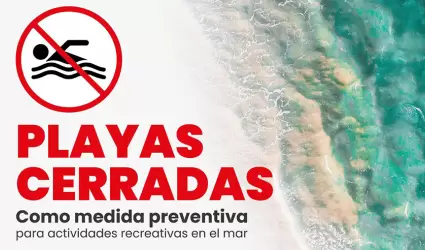 Playas cerradas Ensenada