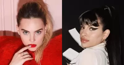 Belinda acudi� a la Feria de San Marcos.