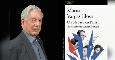 Un brbaro en Pars, libro de Mario Vargas Llosa