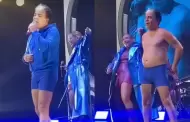 Verónica Castro reacciona a concierto donde Cristian Castro quedó en ropa interior