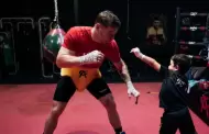 "Canelo" �lvarez entrena con su hijo previo a pelea con John Ryder