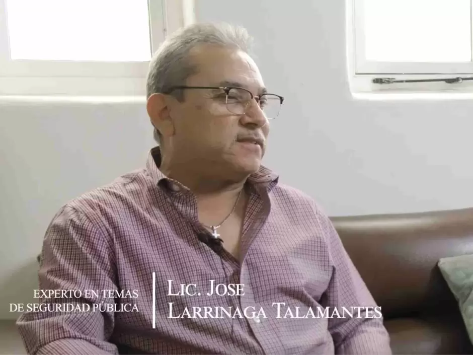 Jos� Larrinaga Talamantes, especialista en seguridad p�blica de Sonora.