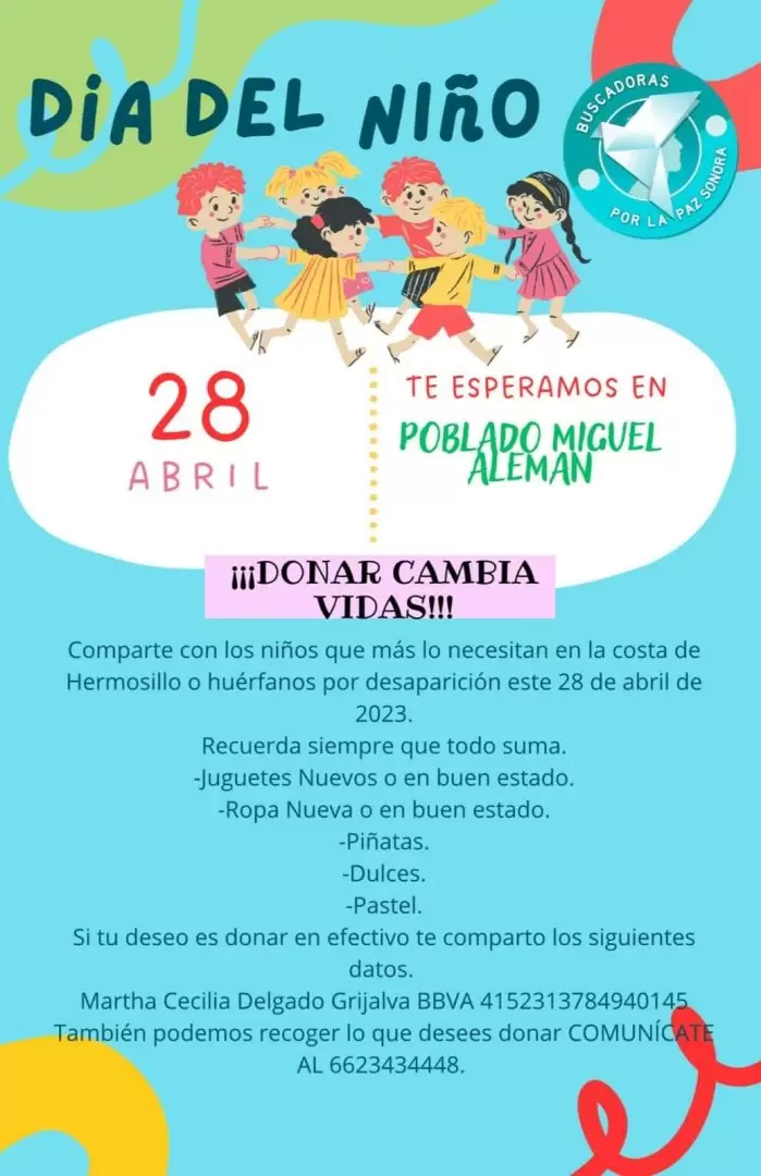 Invitaci�n festejo del d�a del ni�o