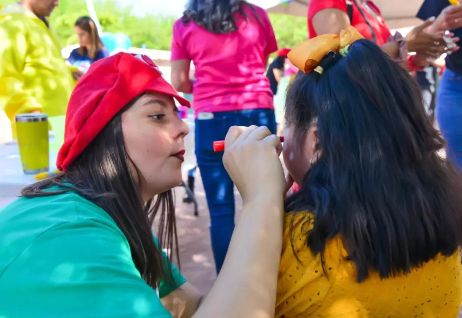 Festejo a la ni�ez con discapacidad de las CRI's