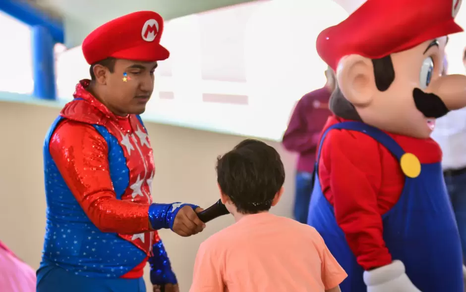 Festejo a la ni�ez con discapacidad de las CRI's