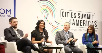 Monserrat Caballero en Cumbre de las Am�ricas