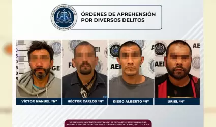 4 pr�fugos de la justicia