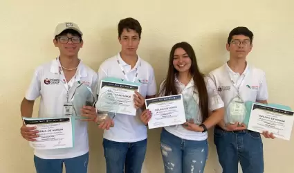 Alumnado de Cecytes destaca en competencia nacional