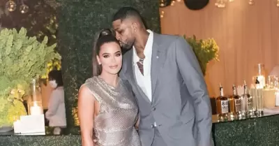 Khlo� Kardashian y Tristan Thompson tienen dos hijos.