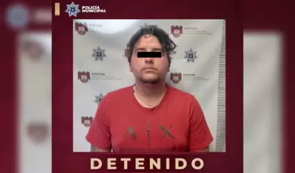 Detenido con arma