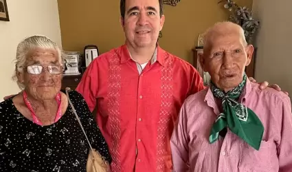La pareja tiene m�s de 40 a�os de relaci�n.