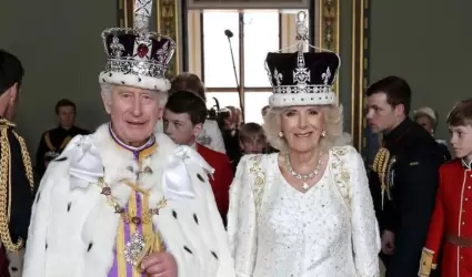 Carlos III y la reina consorte Camila
