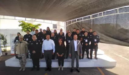 Se incorporan nuevos agentes de Tránsito y Preventivos a la Policía de Hermosill