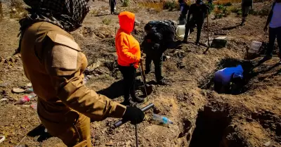 Operativo de b�squeda de desaparecidos en San Felipe, en el que participaron col