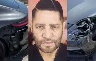 Pancho Barraza muestra su auto tras accidente y afirma que no cancelar� conciertos